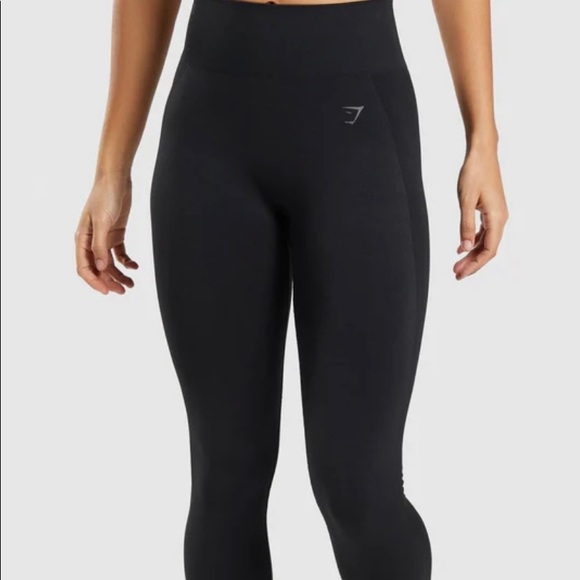 GYMSHARK Flex High Waisted Black Leggings- Medium - Picture 9 of 9